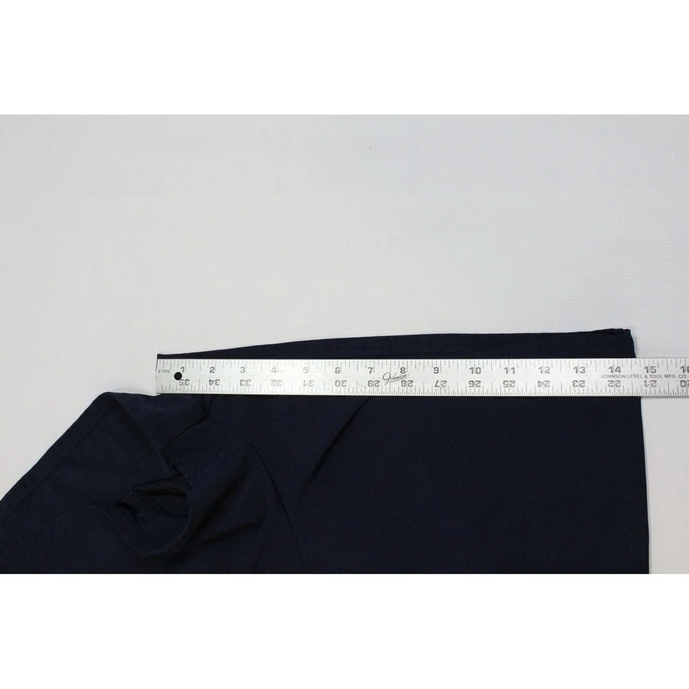 T.H.E. Swimwear Navy Blue High Waist Swim Shorts with Liner Womens 16 USA Made